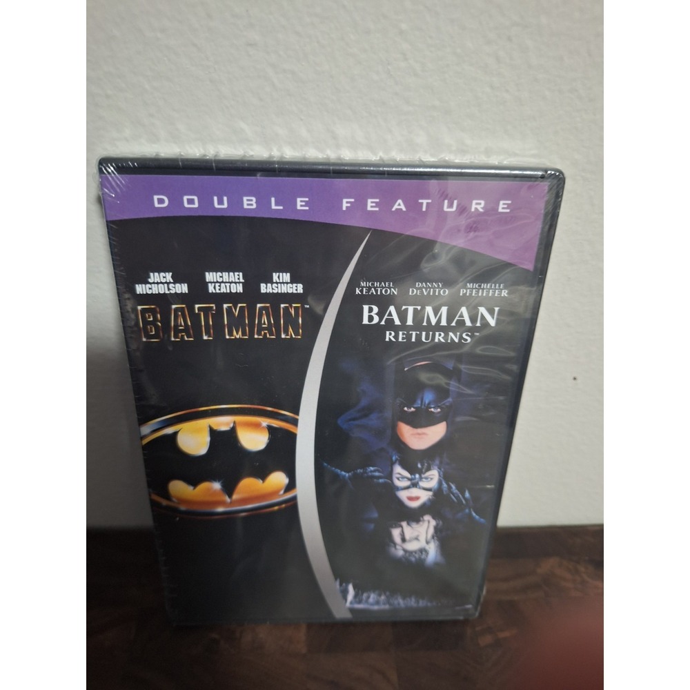 Batman Batman Returns DVD Double Feature Sealed Tim Burton Michael Keaton